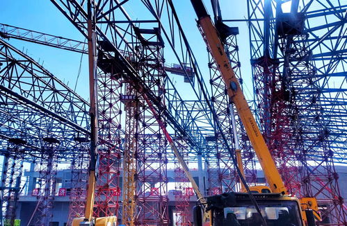 日照站新建站房钢结构施工顺利完成